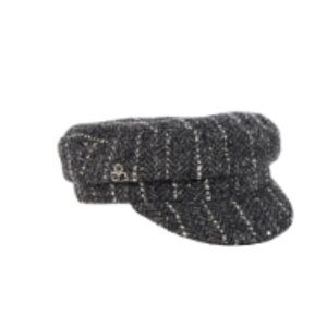 Isabel Marant Evie PinStriped Wool-Blend Cap